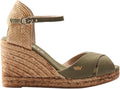 VISCATA Aiguablava Canvas Wedges with Ankle Strap
