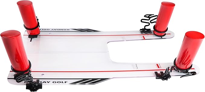 Golf Swing Training Aid Improve Your Swing Rotate and hit The Golf Ball to Practice Straight Fade and Draw line
