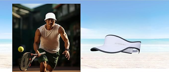 Sports Sun Visor,Baseball Hat Breathable Mesh. Adjustable Athletic Visor for Running, Tennis, Golf