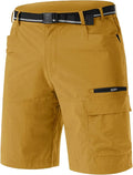 TACVASEN Men's Summer Outdoor Shorts Quick Dry Cargo Casual Work Hiking Shorts (NO Belt)
