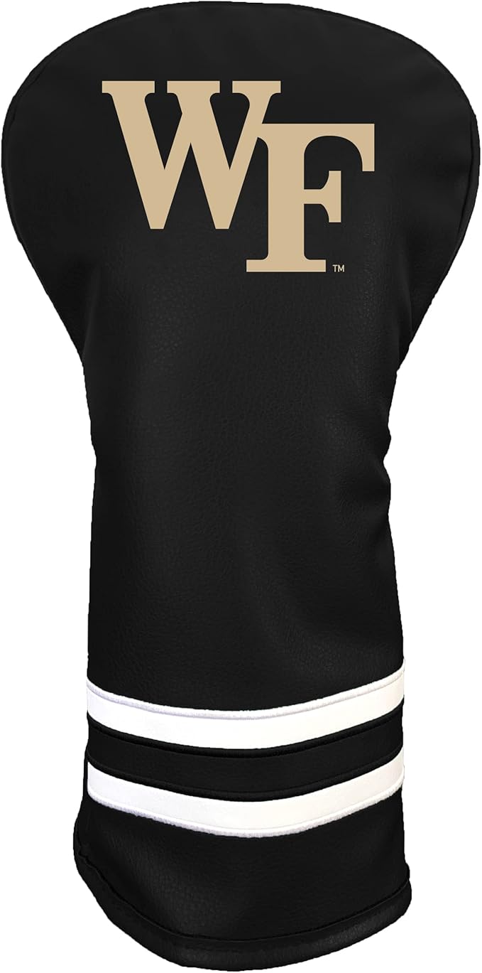 Team Golf NCAA Vintage Driver Golf Club Headcover (Printed), Form Fitting Design, Retro Design with Fleece Lining for Extra Club Protection