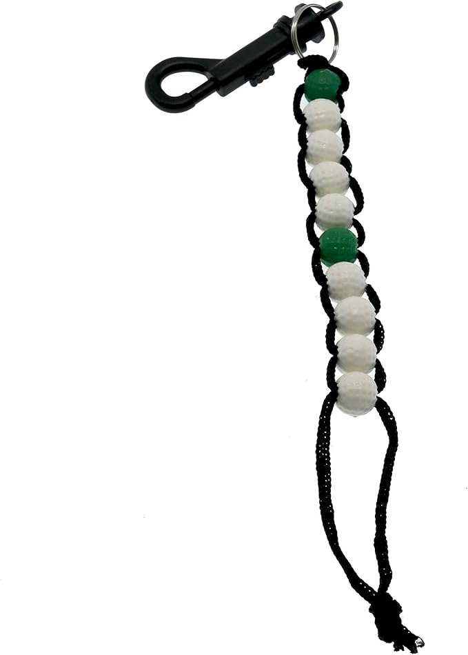 2pcs Golf Beads Score Counter Sports Stroke Score Count with Clip