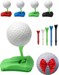 Hinged Turf Base V3 - Golf Turf Tee for Artificial Turf-Includes Pre-Cut Tee Variety Packs, with Five Replacement Ball Nails, 10-Second Quick Ball Setup, Complete Tee System for Every Club