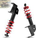 Front Golf Cart Shock Absorbers Heavy Duty with Springs Compatible with 2007-2016 Yamaha Drive G29 Gas & Electric Golf Carts Passenger and Driver Side Replace# JW2-F3390-00-00 JW2-F3350-00（RED）