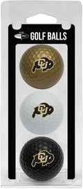Team Golf NCAA Regulation Size Golf Balls, 3 Pack, Full Color Durable Team Imprint