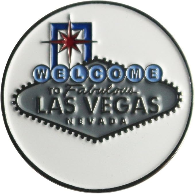 Lot of 10 Golf Ball Markers Assorted Patterns - Soft Enamel Technique