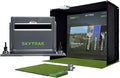 SkyTrak ST+ Golf Simulator – Ultimate Studio Package | Home Golf Simulator with Launch Monitor, Mat, Net & Screen