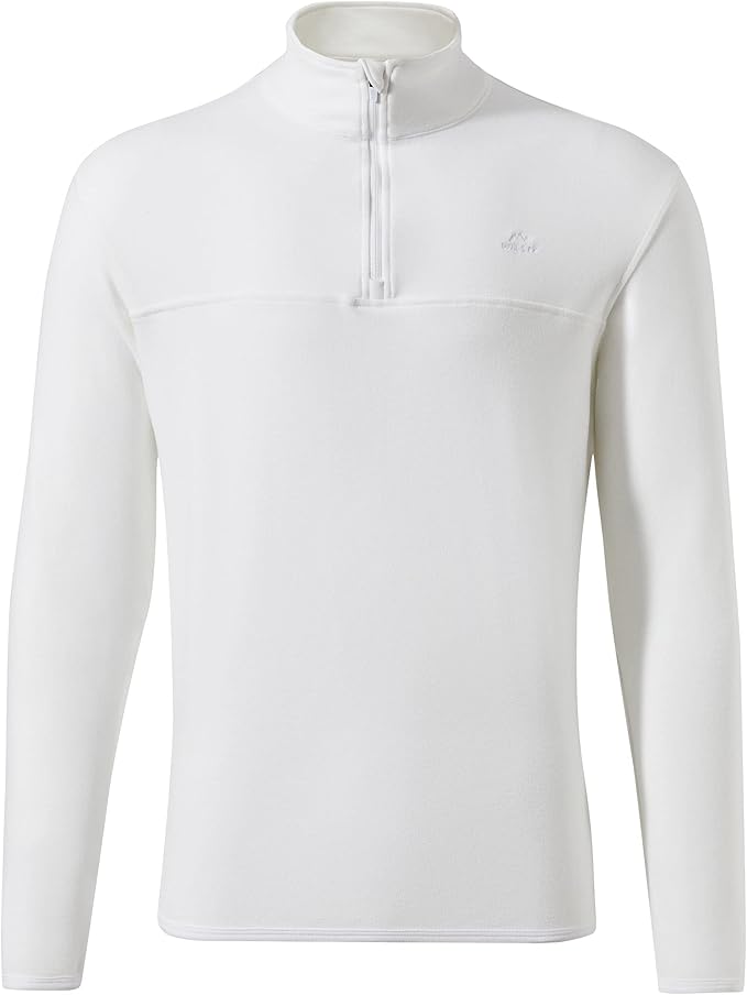 Willit Men's Fleece Pullover Winter Shirts Long Sleeve Quarter Zip Cold Weather Golf Hiking Casual Warm Shirts