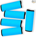 Travel Tags for Luggage-Suitcase Tags Identifiers Peronalized Luggage Tags Neoprene Luggage Handle Wrap Travel Essentials for Flying/Airplane/Airport