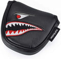 GOOACTION Shark Golf Club Mallet Putter Head Cover with Creative Cartoon Animal Pattern Synthetic Leather Golf Clubs Headcovers