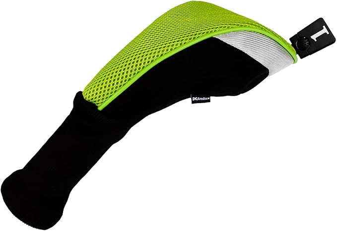 Andux 3pcs/Set Golf 460cc Driver Wood Club Head Covers Long Neck with No. Tags