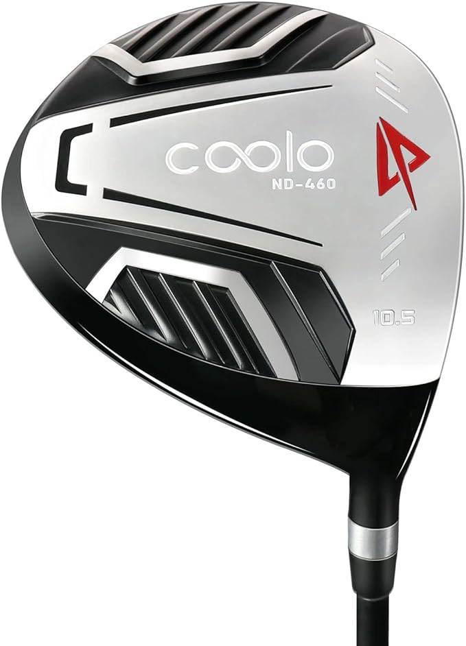 COOLO Golf Driver for Beginner and Average Golfer, Designed for Forgiveness and Ease to Use, Men&Petite Women, 10.5/12 Degrees, Right&Left Handed, 460CC.