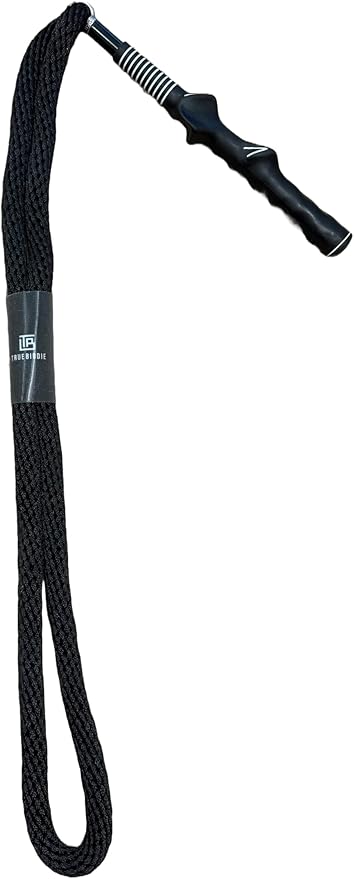 TrueBirdie Golf Swing Tempo Trainer with Real Golf Club Grip - Weighted Rope Swing Training Aid, Warm Up, Practice, Grip Trainer