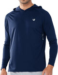 NORTHYARD Men's UPF 50+ Hoodie Shirts Long Sleeve Sun Protection Fishing Swim Beach UV SPF Rash Guard Quick Dry Lightweight