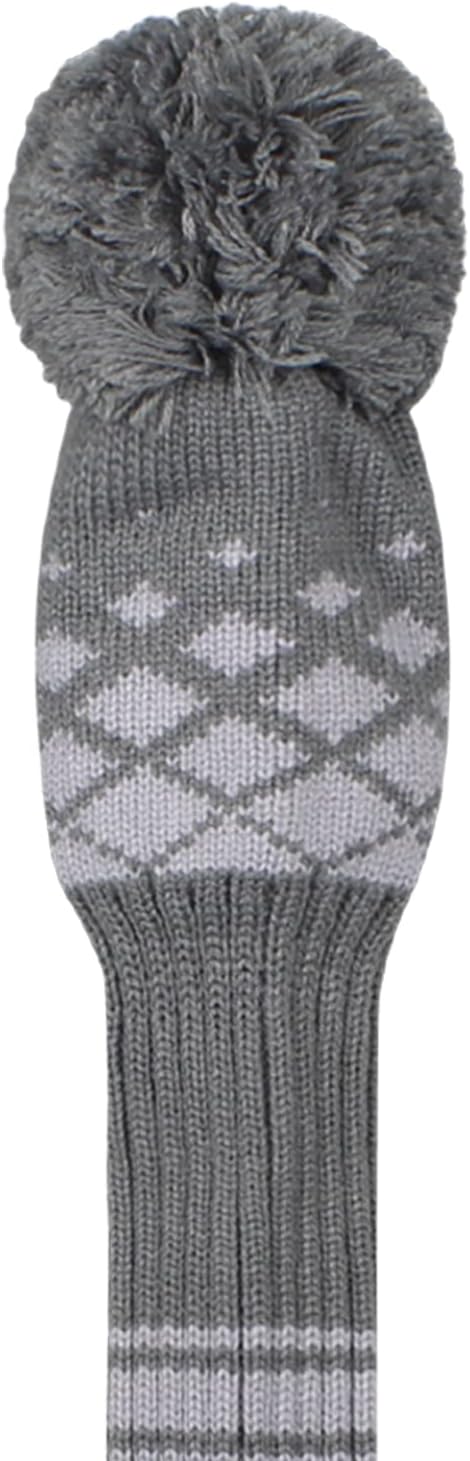 Scott Edward Knit Golf Head Covers for Woods Set of 3 Fits Well Driver(460cc) Fairway Wood and Hybrid(UT) The Perfect Change for Golf Bag