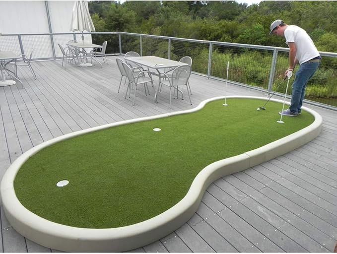 Golf Putting Green - Artificial Grass Turf 8FT X 41FT, Indoor/Outdoor Training Mat, Synthetic Fake Grass for Baseball, Football, Gym Sports