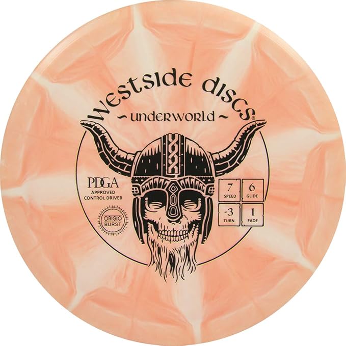 Westside Discs Origio Burst 3-Disc Golf Starter Set - Ideal All-in-One Disc Golf Set for Men - 1x Fairway Driver, 1x Midrange & 1x Putter Discs - Mini Marker Included - Colors Will Vary