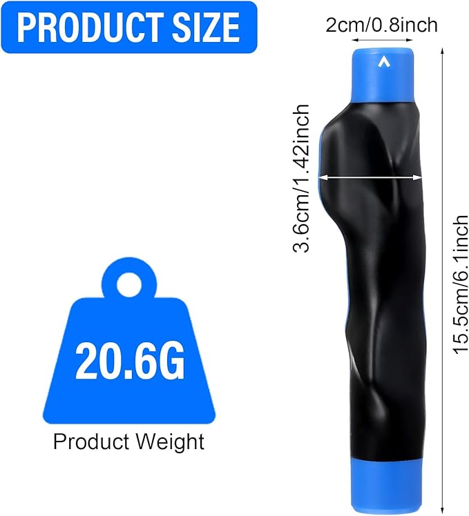 Golf Grip Trainer, Grip Fix Golf Trainer, Grips Trainers Golfball Practice Tool, Golfball Training Aid for Training Correct Hand Position Swing Rhythm