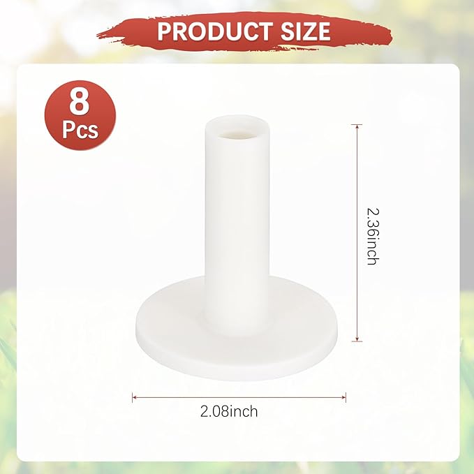 Rubber Golf Tees - Flexible Stable Ball Holder Use for Home & Outdoor & Indoor Tall Training Driving Range - [] Hitting Mats