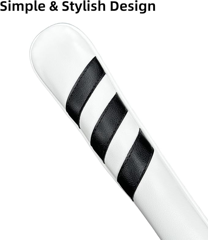 Golf Alignment Stick Cover - Chilxe Alighment Stick Headcover Head Cover - Synhtetic Leather Alignment Stick Holder - Basic Golf Accessories