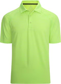 Alex Vando Mens Golf Shirt Moisture Wicking Quick-Dry Short Sleeve Casual Polo Shirts for Men