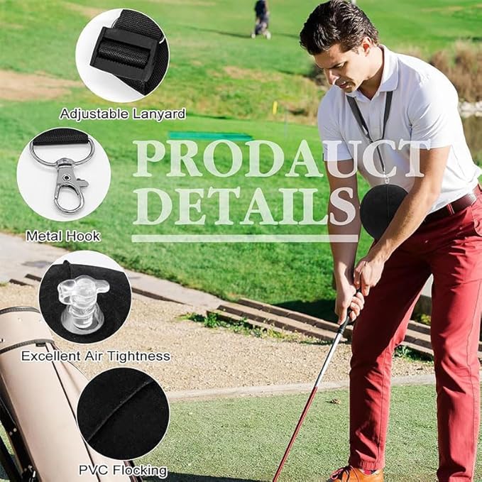 Inflatable Golf Training Ball - Adjustable Postures Aid, Flexible Swing Corrector, Lightweight Practice Tool | Golf Alignment Trainer for Women Men Boys Girls Teens Youth Cyclists Athletes Use