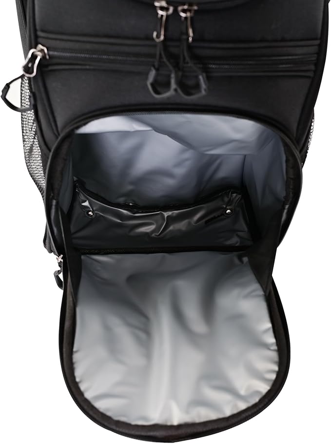 ASK ECHO T-Lock Golf Cart Bag with 14 Way Organizer Divider Top, Premium Cart Bag with Handles and Rain Cover, for Men