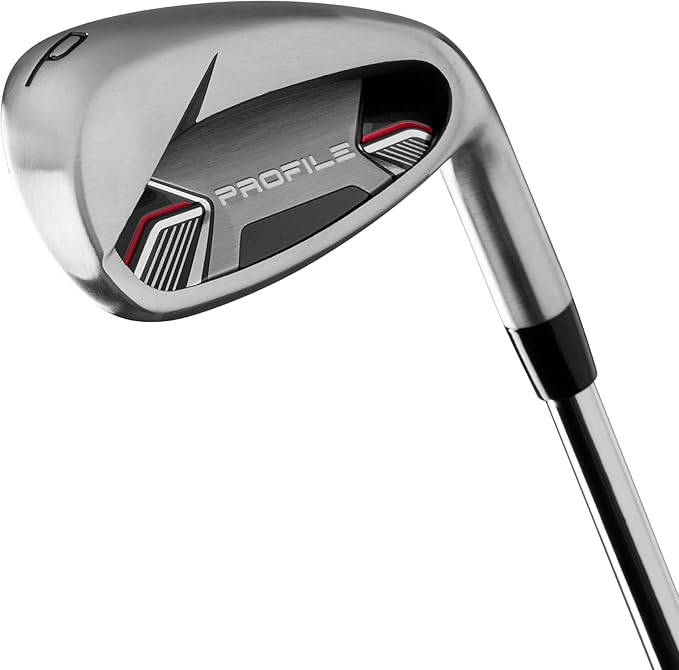 Wilson Men's Profile Complete Golf Set with Stand Bag - Right Hand, Tall, Regular, Red/Black/Silver