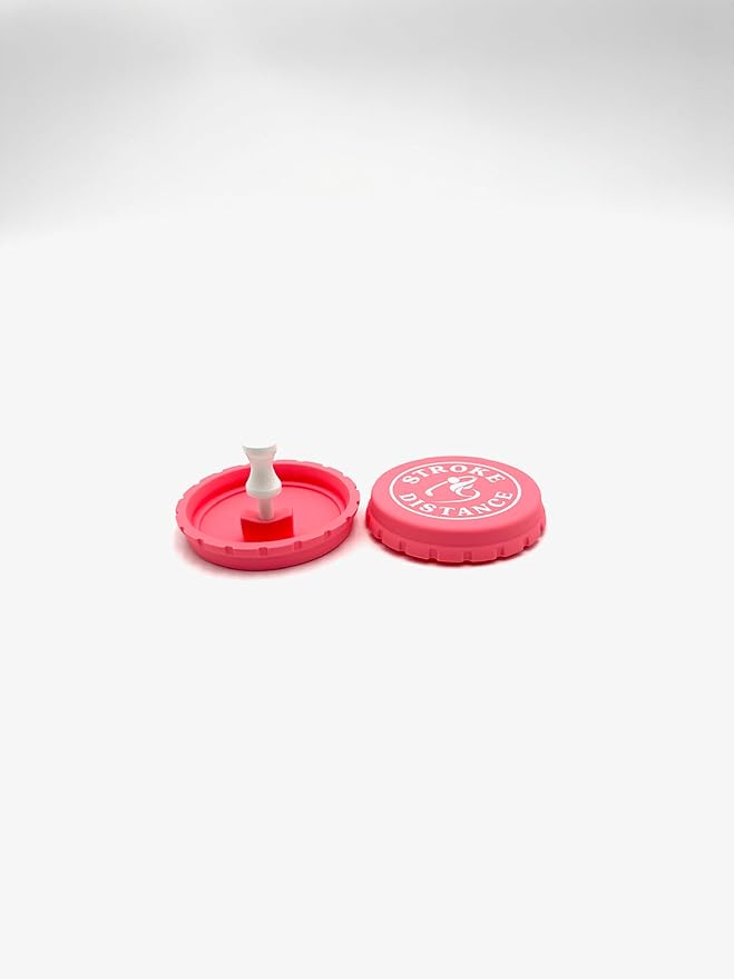Can Cap Tee 3 Pack: Ultimate Beverage Protection & Golf Tee in One - Pink