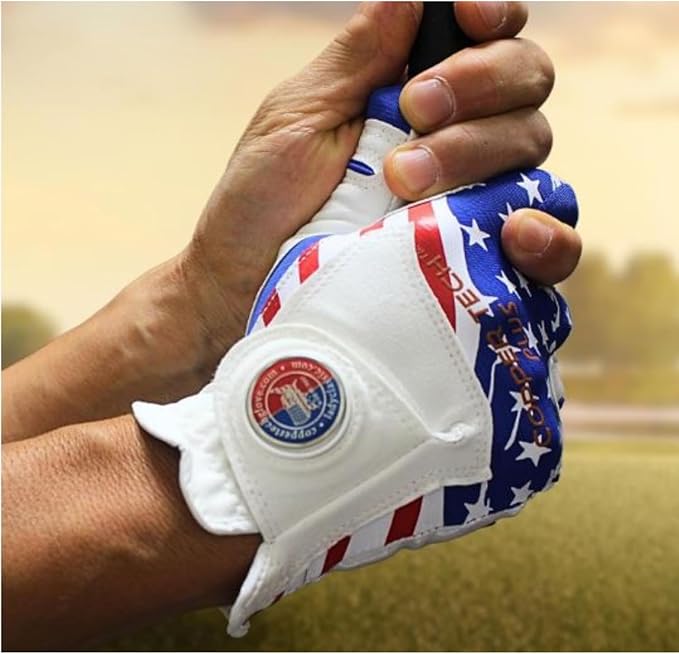 Men's Right and Left Handed Golfers Golf Glove – Advanced Compression for Muscle Support, Joint Relief Gloves – USA