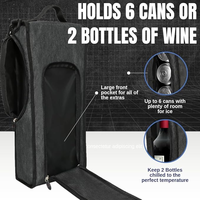 Caddydaddy Golf Bag Cooler - Gifts for Golfers, Essential Golf Accessories for Men, Premium Golf Gifts, Ideal for Keeping Drinks Cold, Versatile Picnic Chiller Cooler for On-The-Go Convenience