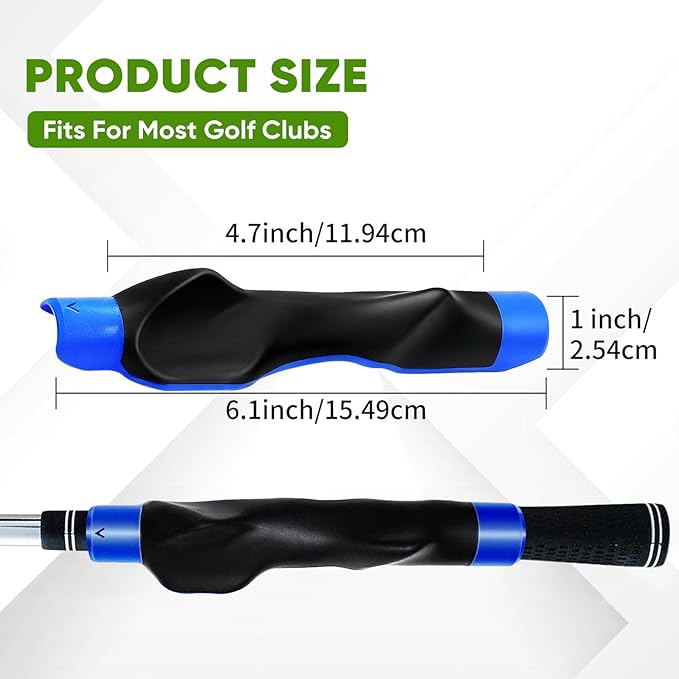 Golf Grip Trainer, Golf Training Aid, Easy To Carry to the Practice Area, Grip Trainer Club to Help Train Correct Hand Position, Golf Accessories Improve Your Swing Rhythm