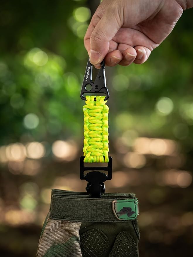 Tactical Glove Clips Work Glove Holders Strap w/Metal Alligator for Duty Belt Backpack Camping Hiking Construction