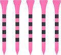 Wooden Golf Tees 3-1/4", 2-3/4", 2-1/8", 1-1/2" Available, 100 Count (Natural Color, White, Black, Blue, Red, Green, Yellow, Pink, Orange)