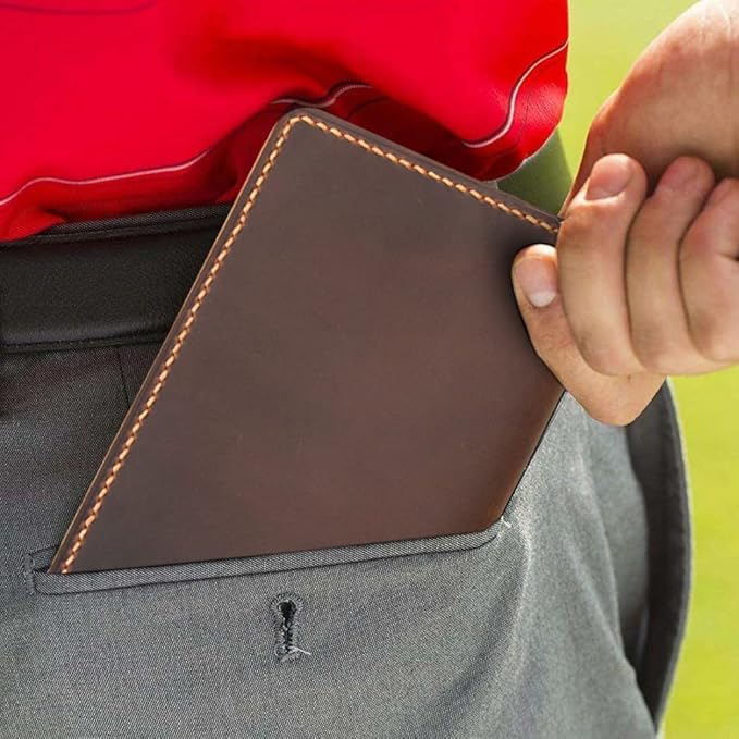 Personalized Leather Golf Scorecard & Yardage Book Holder, Personalized Golf Gift, Yardage Book Holder, Gifts for Dad, Gifts for Golfers