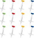 12PC Golf Tees with Adjustable Height Markers, Multi - Color Golf Accessories for Accuracy & Precision Improvement