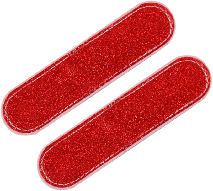Glitering PVC Golf Hat Clip 2 PCS for Women Golfer