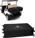 Golf Cart Storage Bag, Golf Cart Accessories Compatible with Yamaha, Club Car, EZGO, Cargo Box with Strong Buckles & Adjustable Straps for 2+2 Passenger Golf Carts, No-Drill Design (Bag Only)