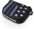 Craftsman Golf Blue Strips Stars Mallet Mid-Mallet Blade Putter Head Cover Headcover Magnetic Closure Alignment Stick Case Holder