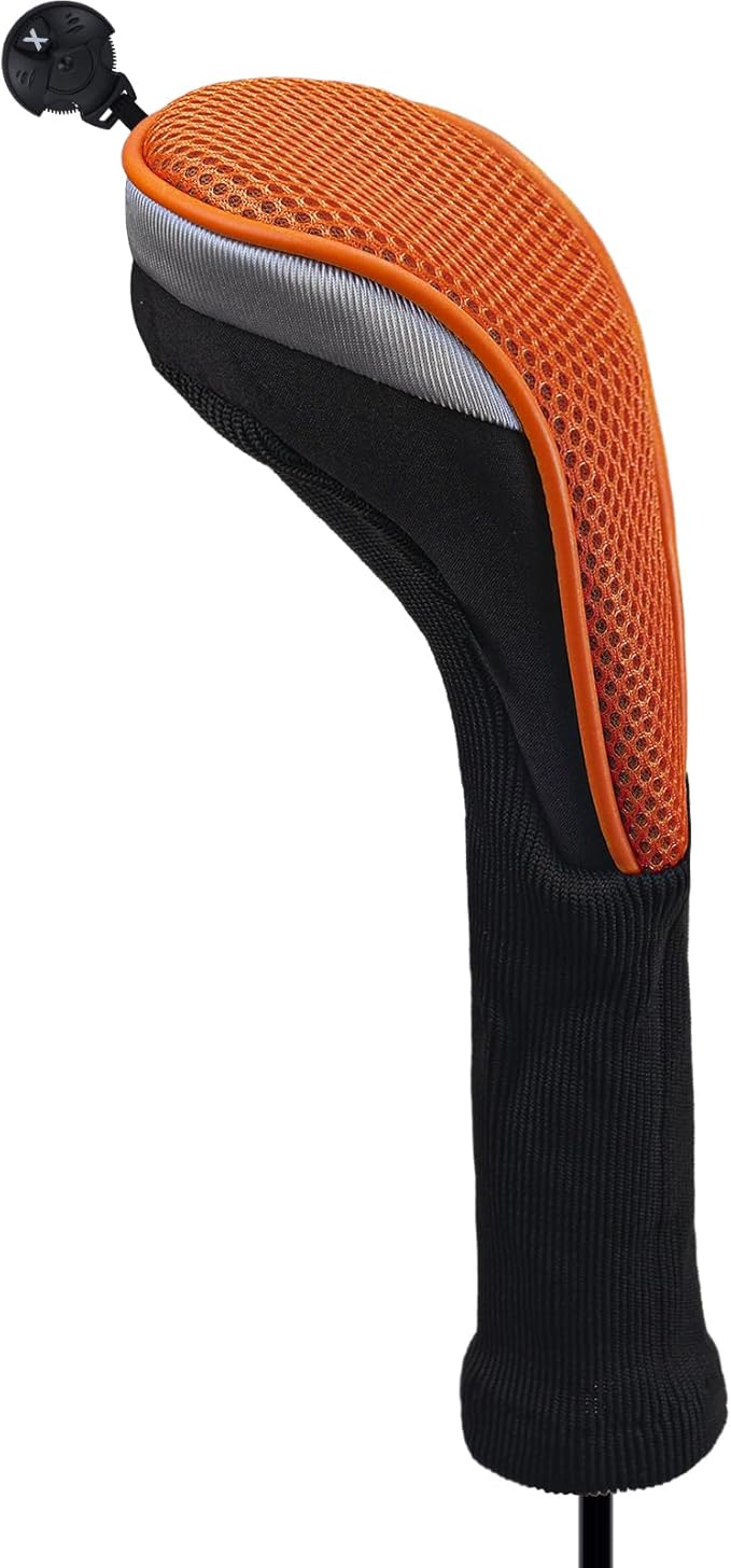 Andux 4pcs/Pack Long Neck Golf Hybrid Club Head Covers Dial No. Tag CTMT-02