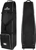 Goloni Golf Travel Bag with Wheels, Golf Travel Case for Airlines, 900D Heavy Duty Oxford Wear-Resistant Soft-Sided