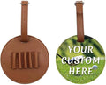 Custom Leather Golf Tee Holder Personalized Golf Bag Tag Customized Golf Accessories for Bag Present for Dad Grandpa Uncle