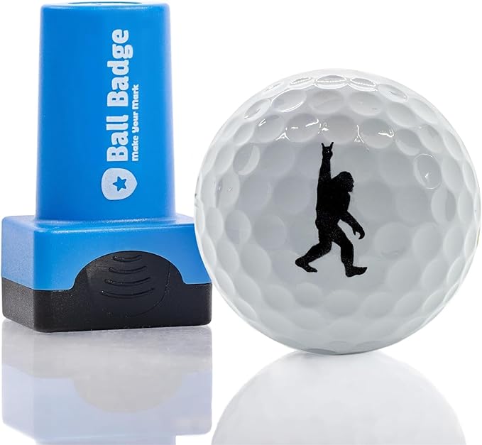 Ball Badge - Golf Ball Stamp (The Icon Series), Golf Ball Marker, Reusable Golf Ball Marking Tool to Identify Golf Balls