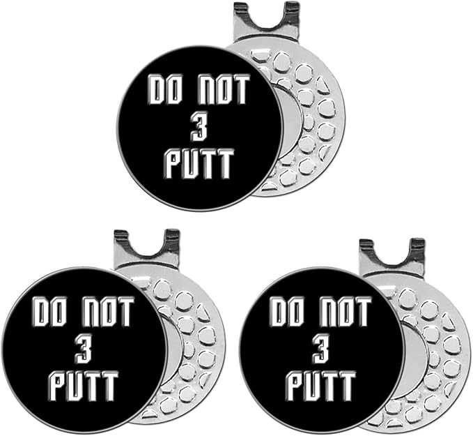 FINGER TEN Golf Ball Marker with Hat Clip Markers Assorted Patterns Value Gift Set Mark Golf Divot Tool Accessories for Men Women Kids