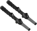 PATIKIL Golf Club Training Grip, 2 Pack Left Handed Teaching Practice Swing Non-Slip Auxiliary Aid Correction for Golf Trainer Beginner, Black