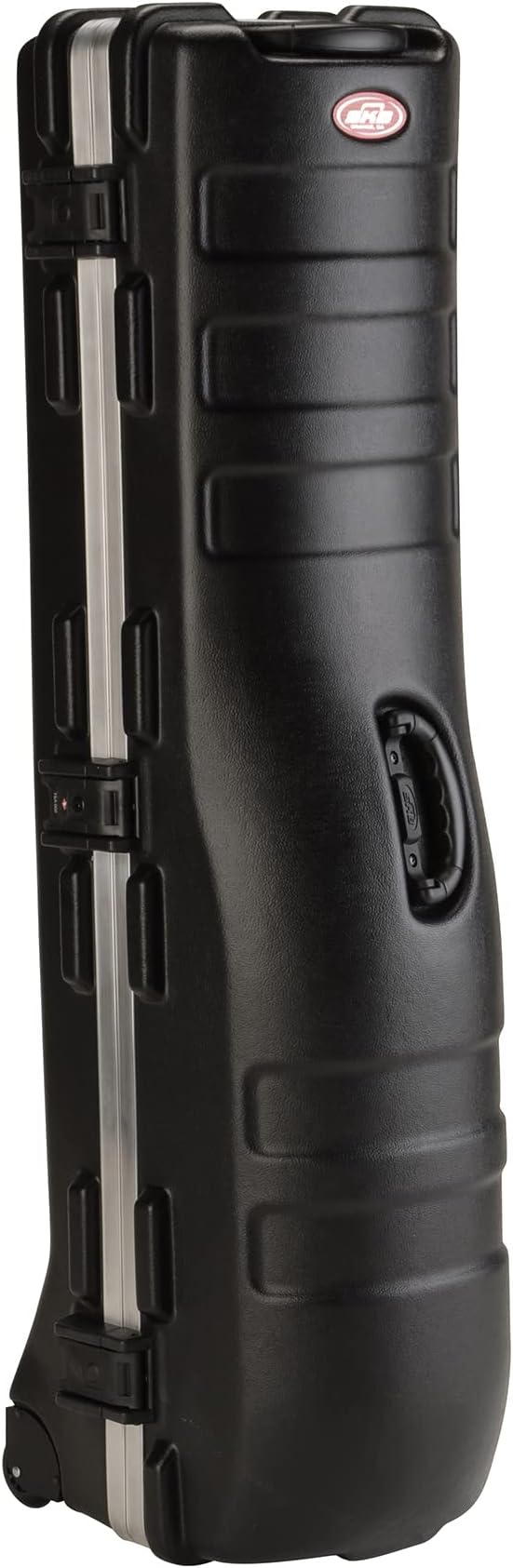 SKB Staff ATA Hard Shell Plastic Golf Travel Case for Cart Bags with Wheels - Heavy-Duty Rolling Club and Driver Carrier for Airline Transport, Impact-Resistant with TSA Locking Latches