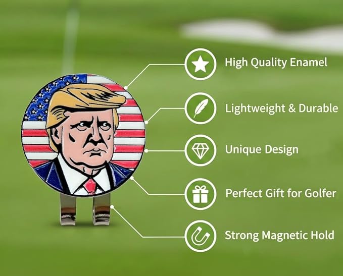 Funny & Unique Golf Ball Markers with Hat Clip – Food & Fun Icons – Perfect Golf Accessories & Gifts