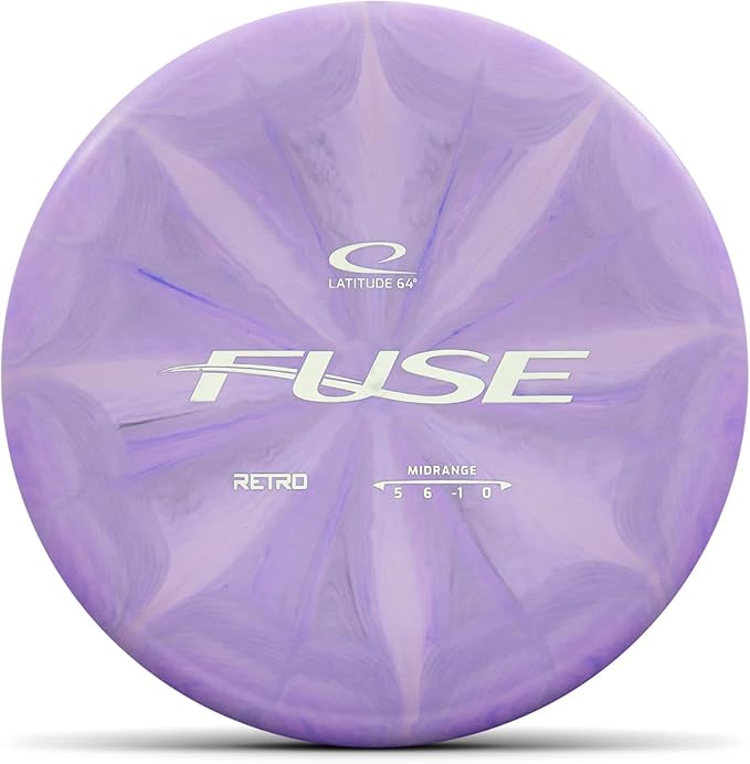Latitude 64 Retro Burst Disc Golf Starter Set (3-Pack) - Disc Golf Discs Set for New to Intermediate Players | Includes Keystone, Fuse, Saint, Ballista | Grippy Base Plastic | Colors Vary
