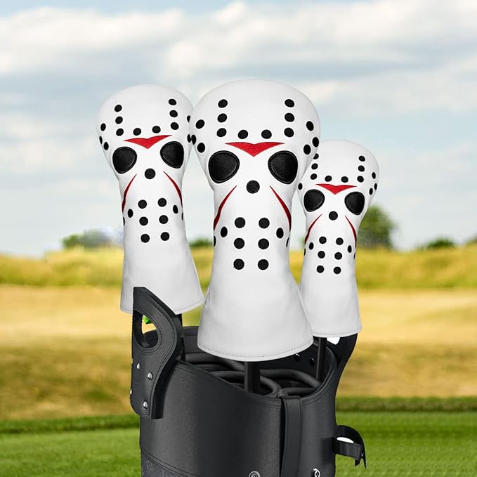 Golf Club Covers Field Hockey Mask Putter Covers Driver Cover Fariway Wood Headcover Hybrid Covers 3 Wood Headcover Mallet Putter Headcovers for Most Brand