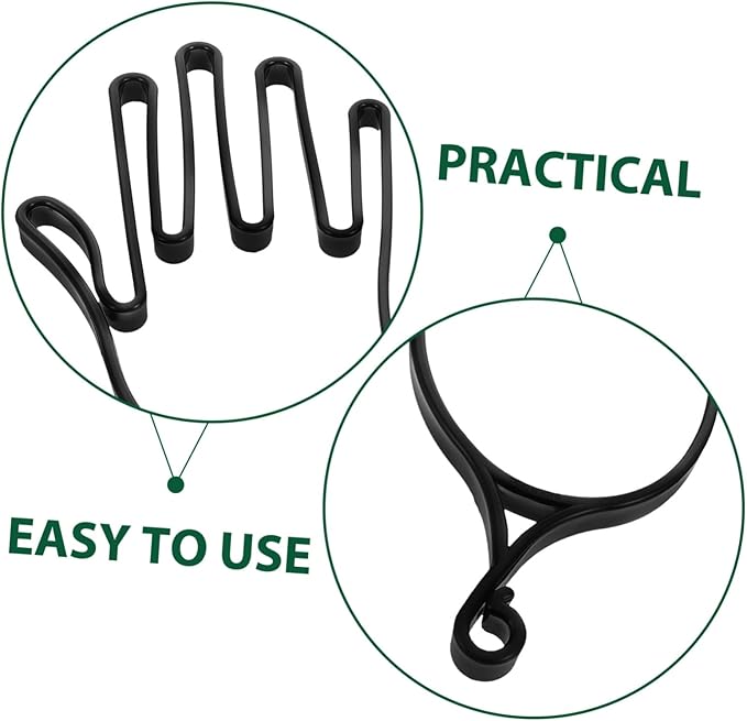 Mipcase 4pcs Golf Glove Rack Hanging Design Organizer for Golf Gloves Display Stand